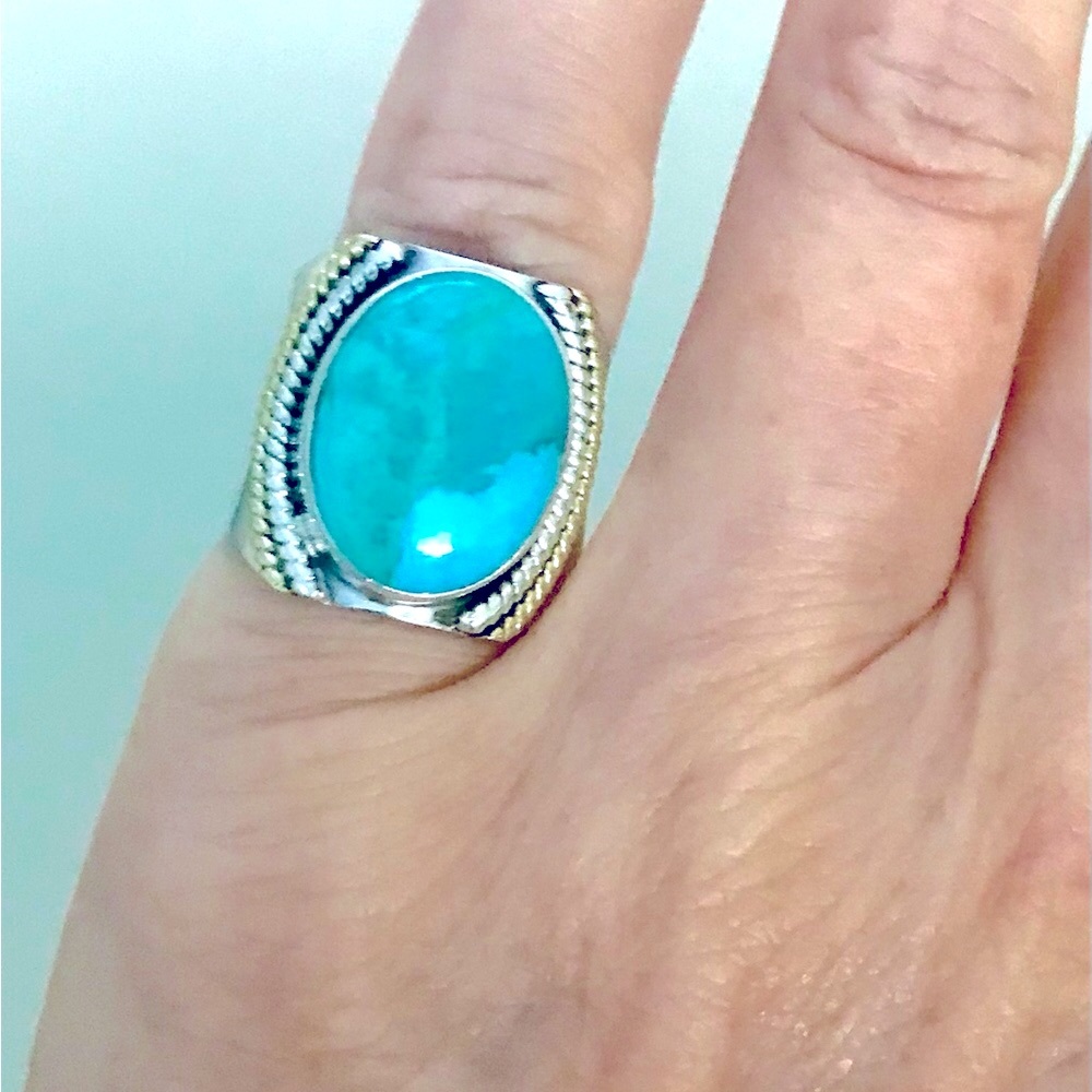 Mojave Turquoise Sterling Silver Ring